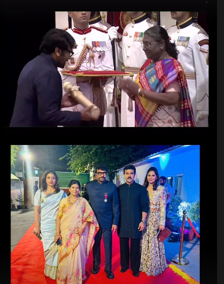 Chiranjeevi Honoured With Padma Vibhushan award