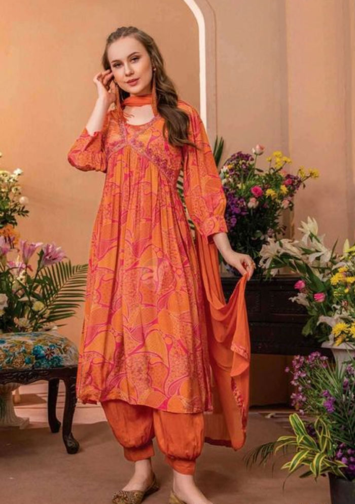 Colourful Afghani Salwar Suit