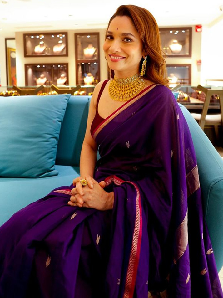 Coralite saree designs