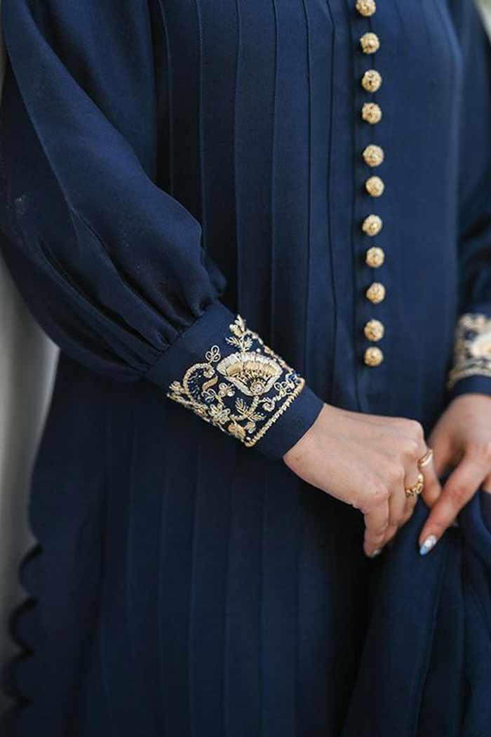 Embroidered Kurti Cuff Design