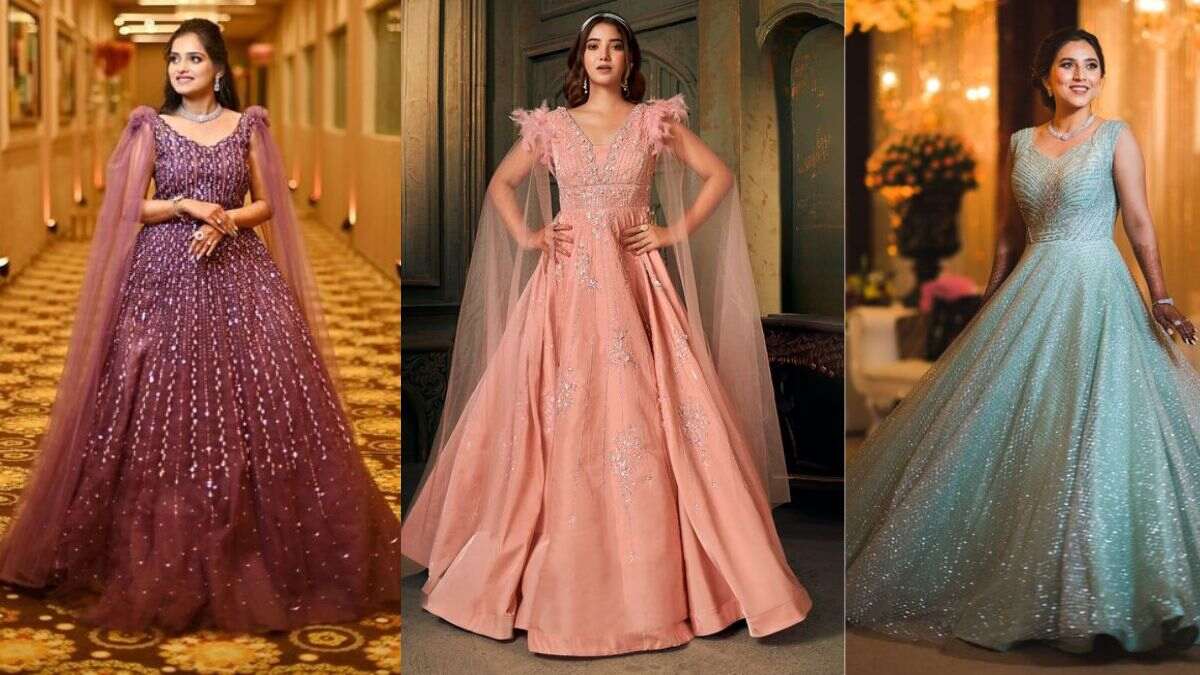 Gown For Engagement best gown for engagement get unique and stylish bridal look HerZindagi