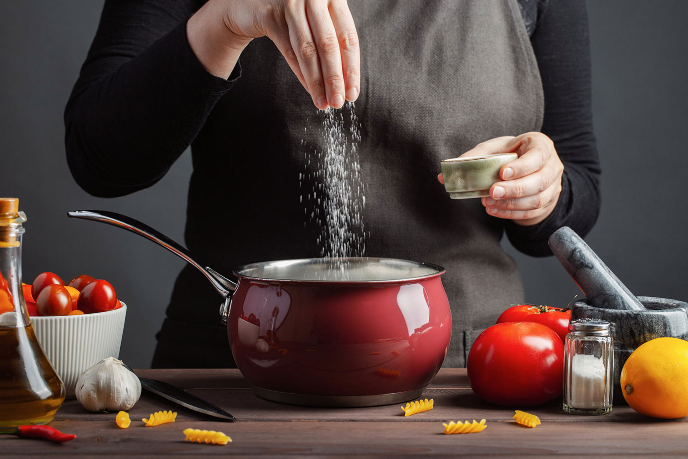 How do you keep food from sticking to stainless steel pans