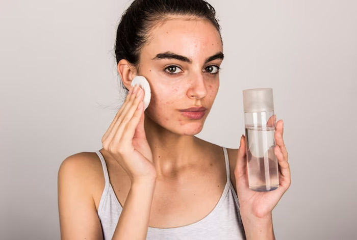 Rose water toner for skin care