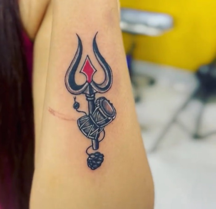 Trishul Tattoo designs