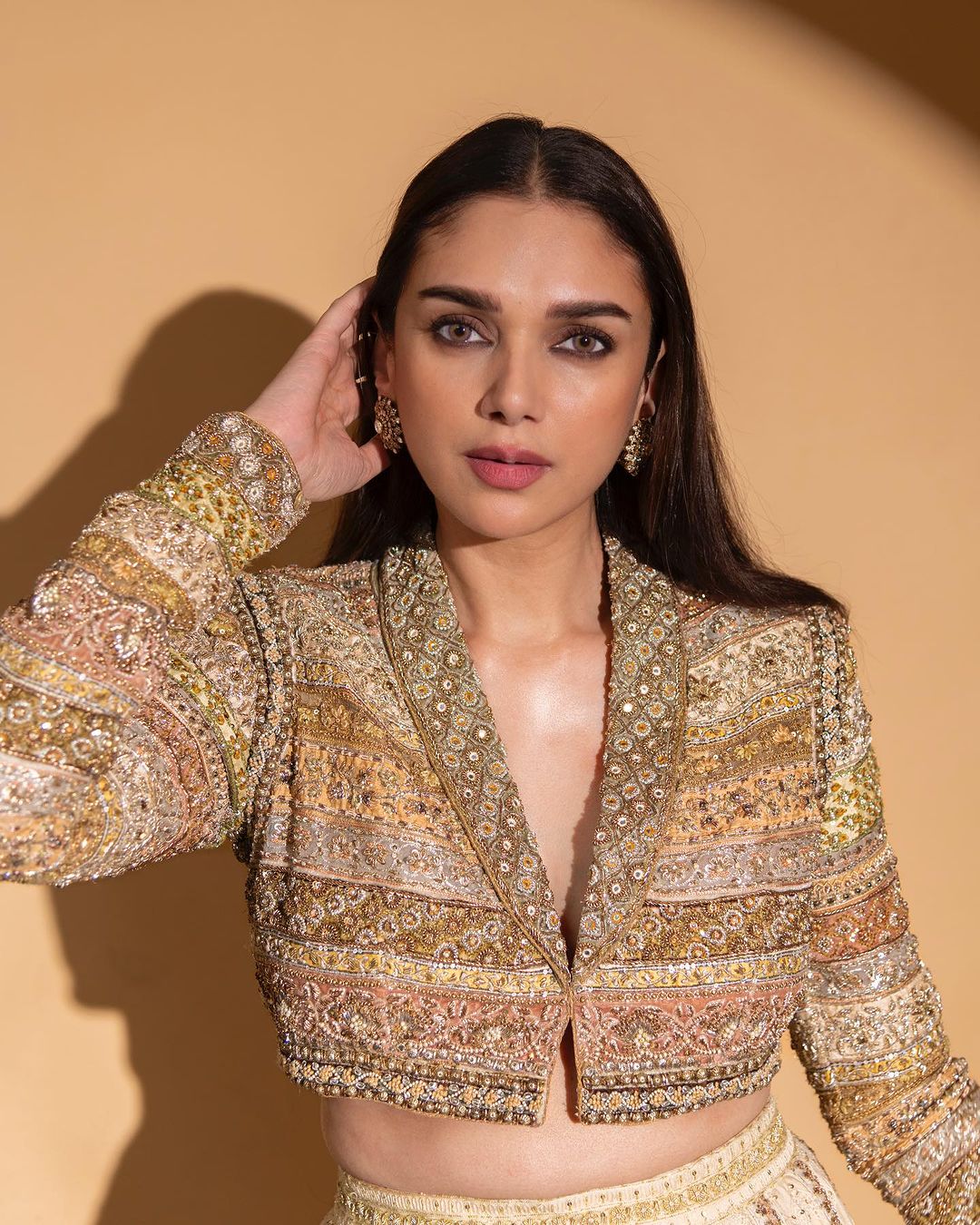 aditi rao hydari blouse designs gazal jacket