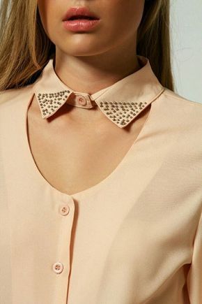 bow tie collar neck kurti design