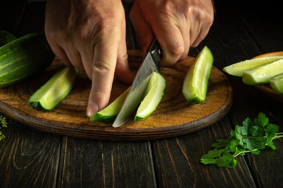 cucumber salad unpeeled