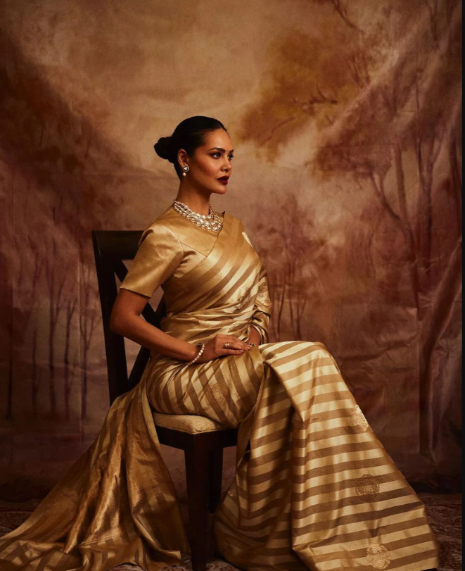 5 Beautiful Saree Designs Inspired By Esha Gupta | HerZindagi