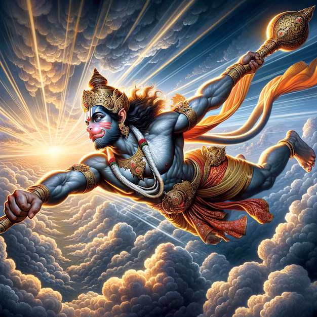 flying hanuman
