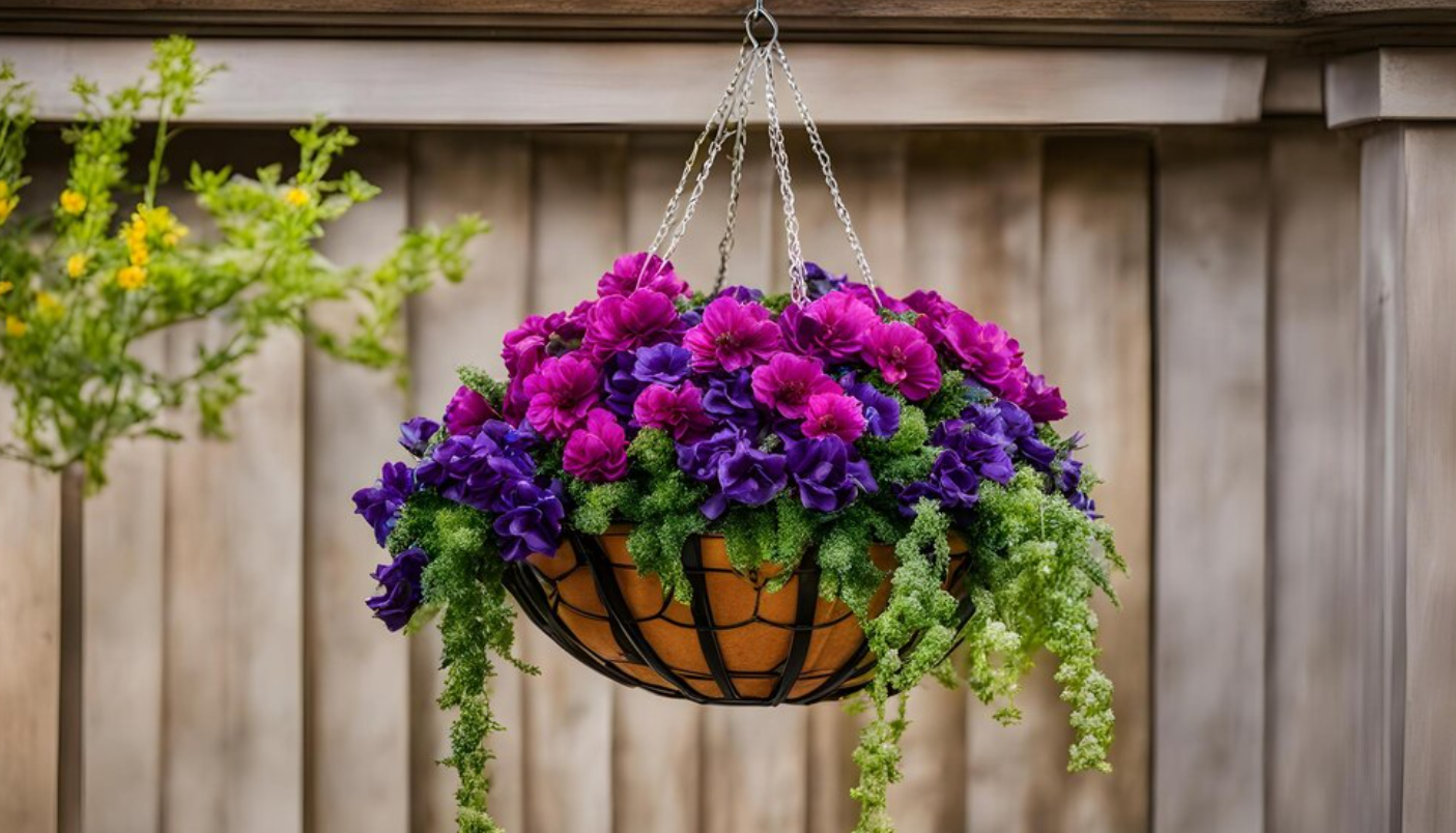 garden hanging at home 