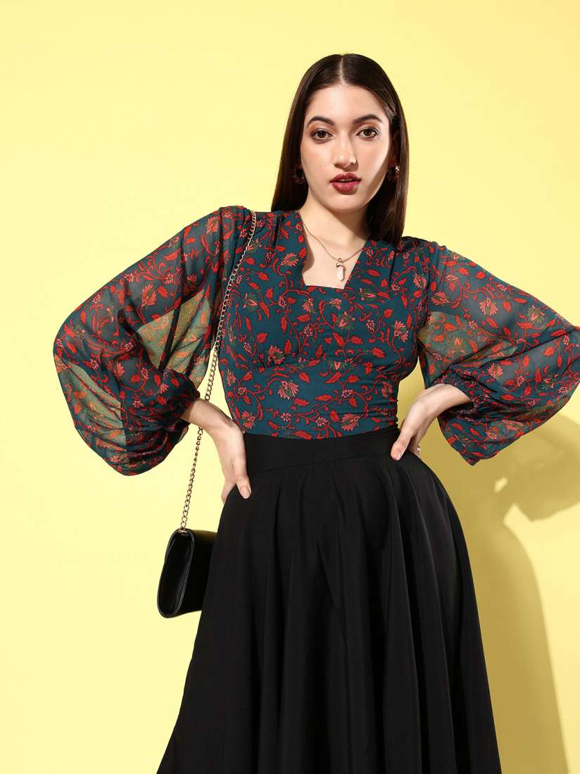 Puff Sleeve Tops For Women | HerZindagi