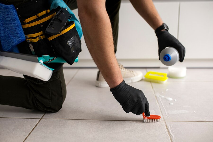 how to clean tile floors