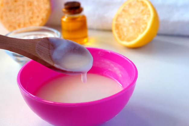 how to make potato rice flour turmeric scrub