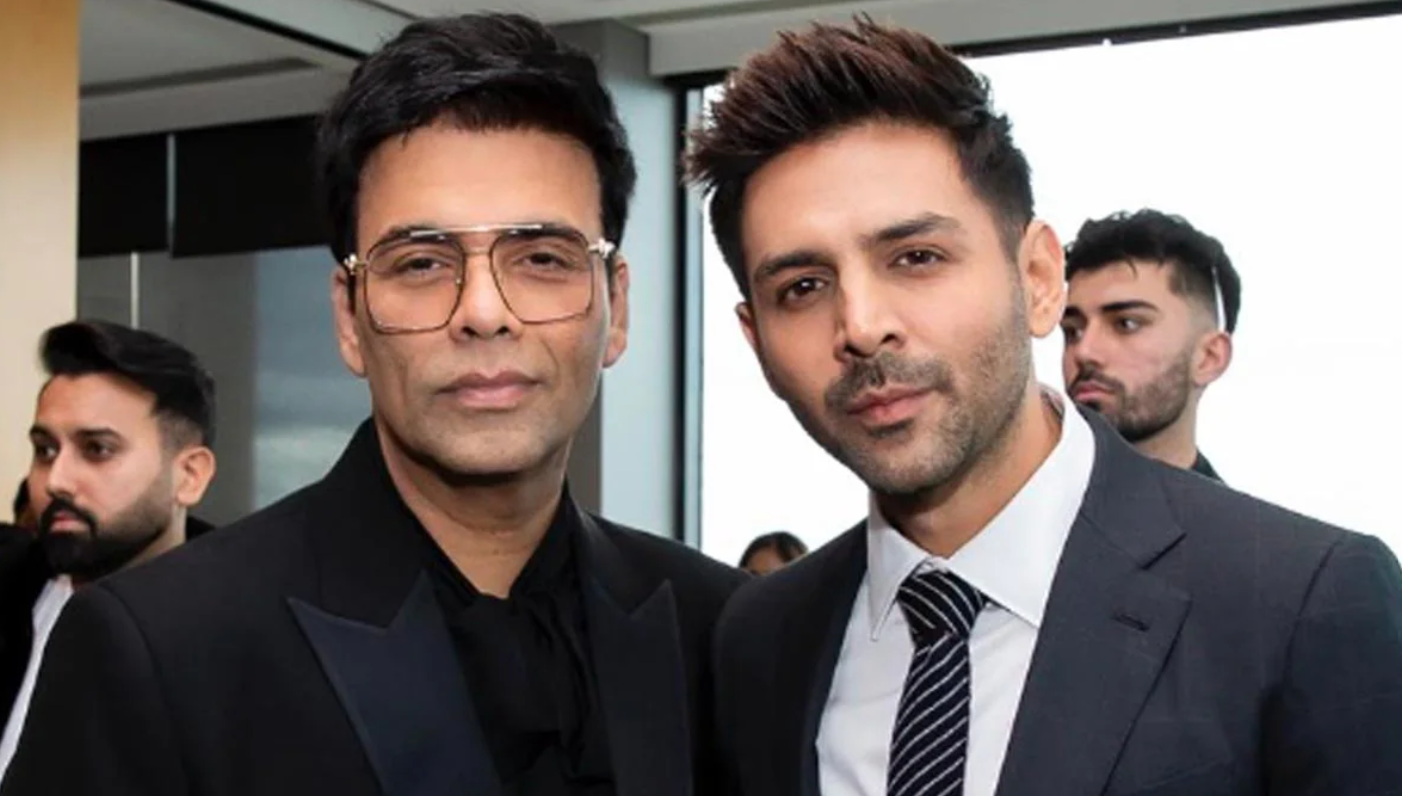 karthik aryan & karan johar
