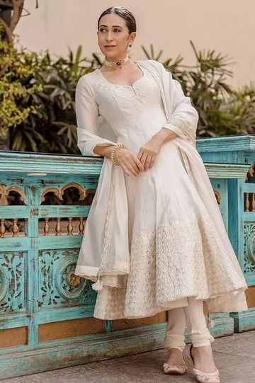 latest designs of white suit