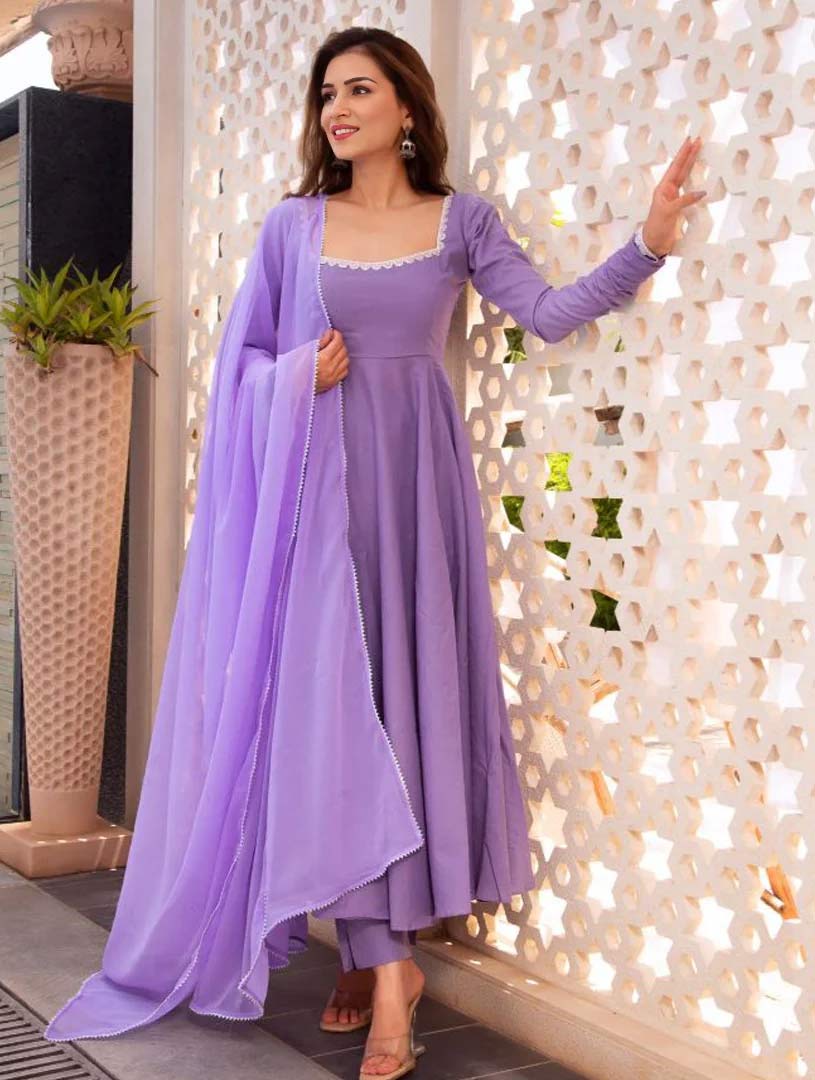 lavender georgette