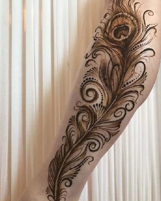 mor pankh henna art
