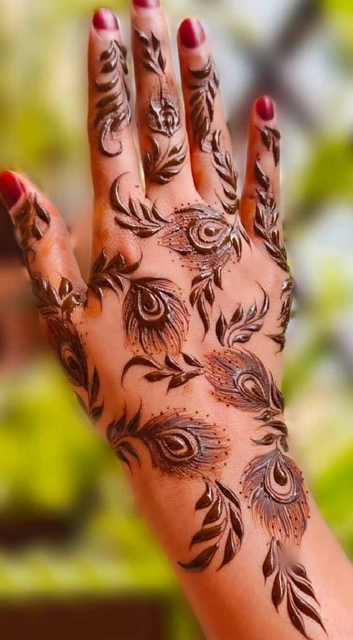 mor pankh mehndi
