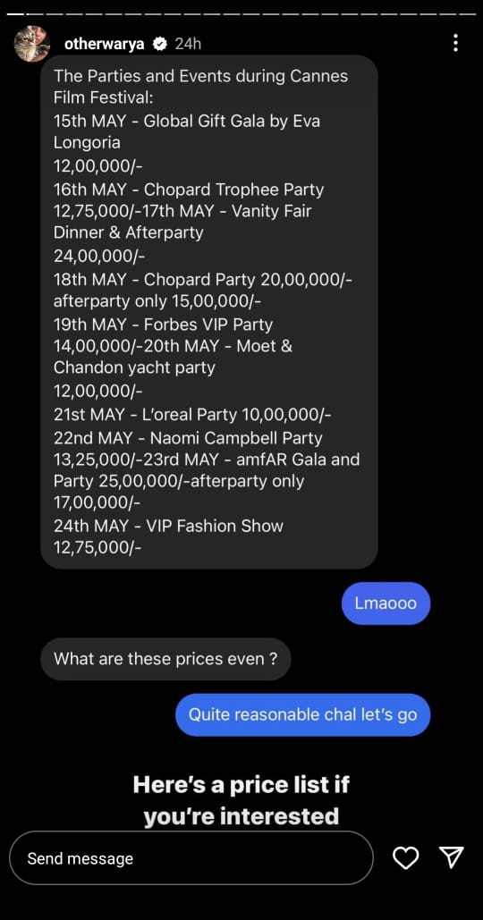 nancy tyagi cannes  mars cosmetics