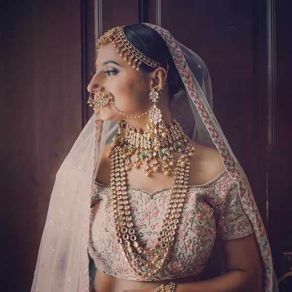 off shoulder sweetheart blouse bridal