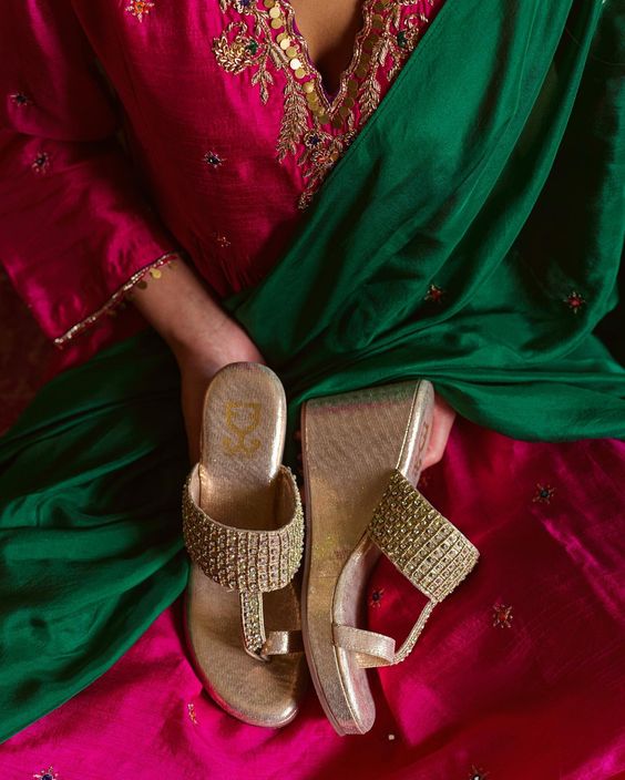 one toewedge bridal sandal