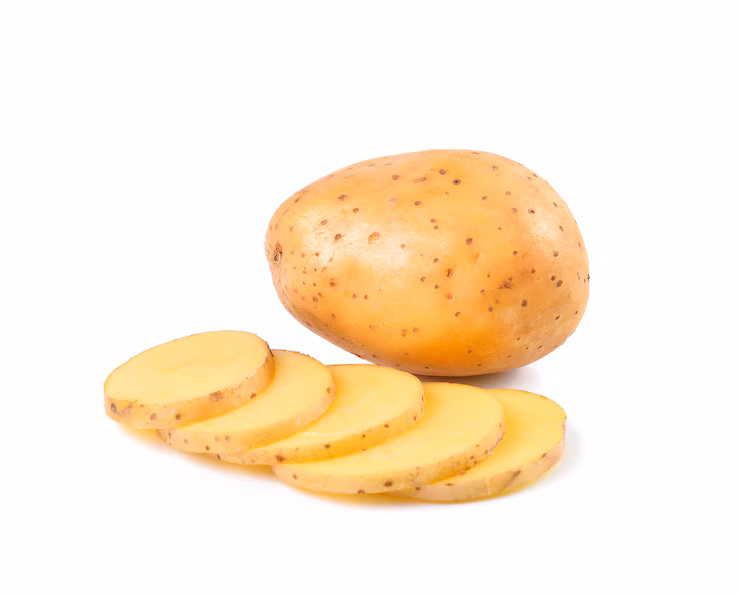 potato slices hyperpigmentation around mouth