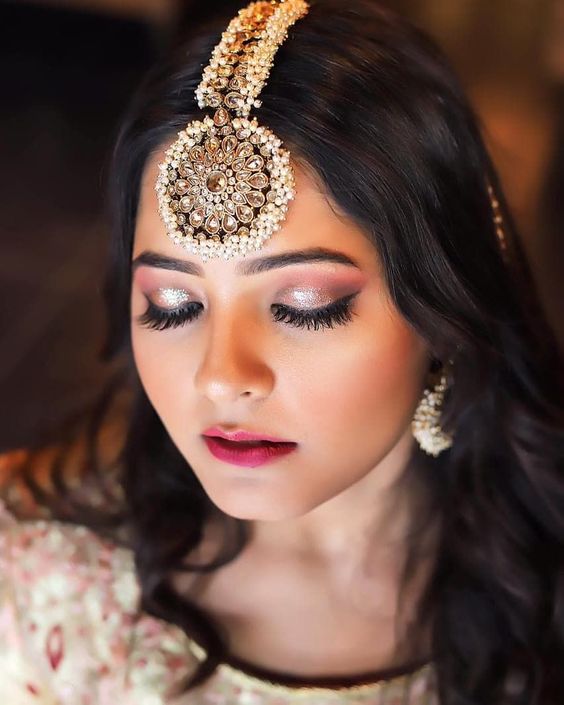 single band maang tikka design