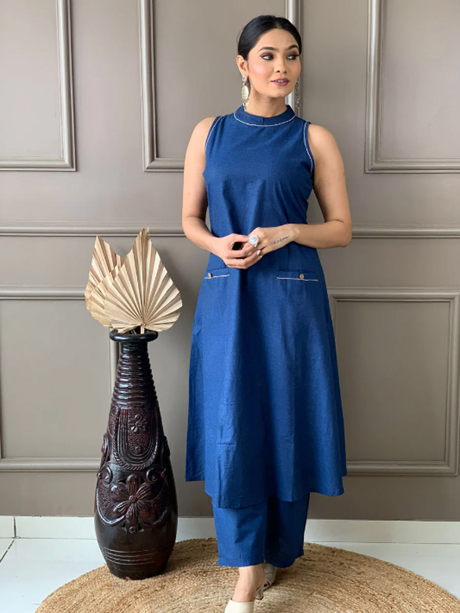 sleeveless kurti for party
