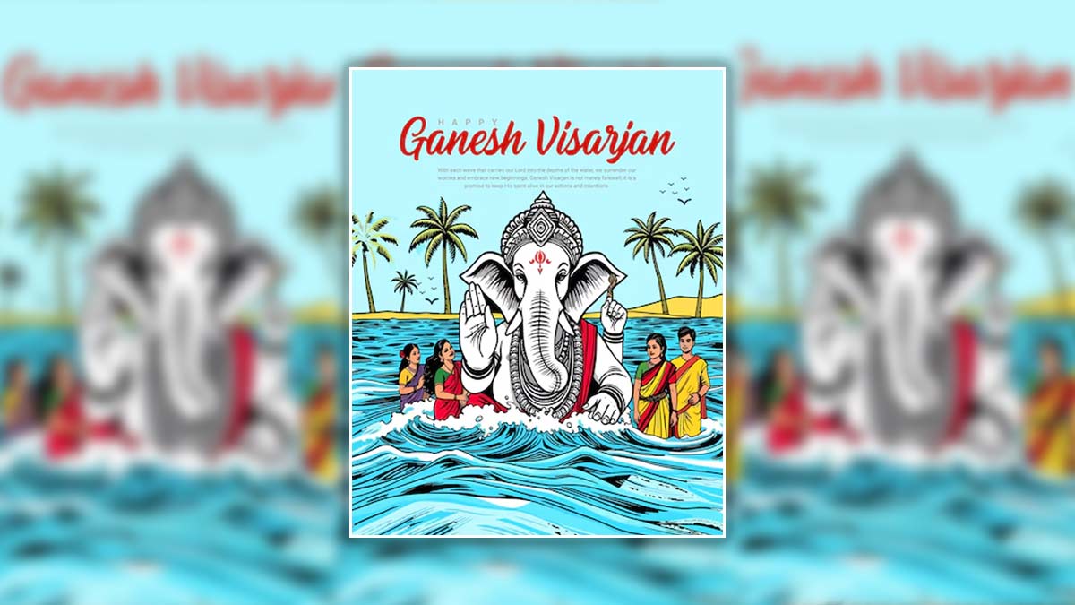 15+ Ganesh Visarjan 2024 Wishes Top Quotes, Images, And Messages To