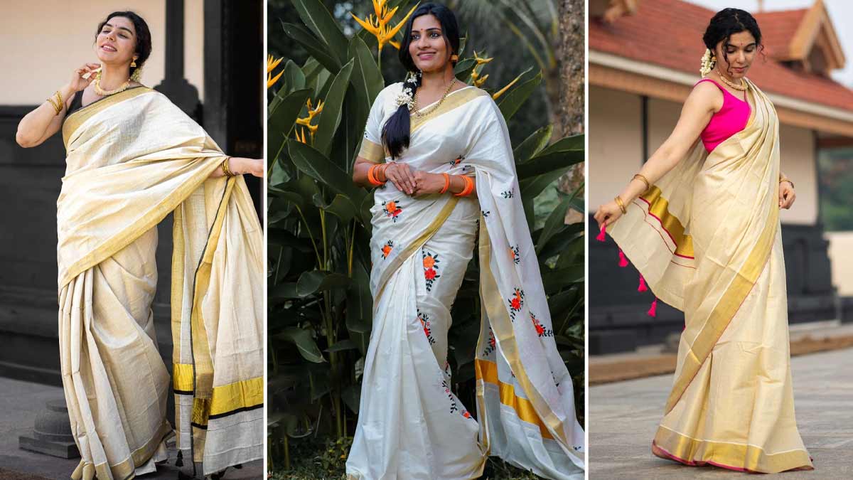 5 Cotton Kerala Saree Designs HerZindagi