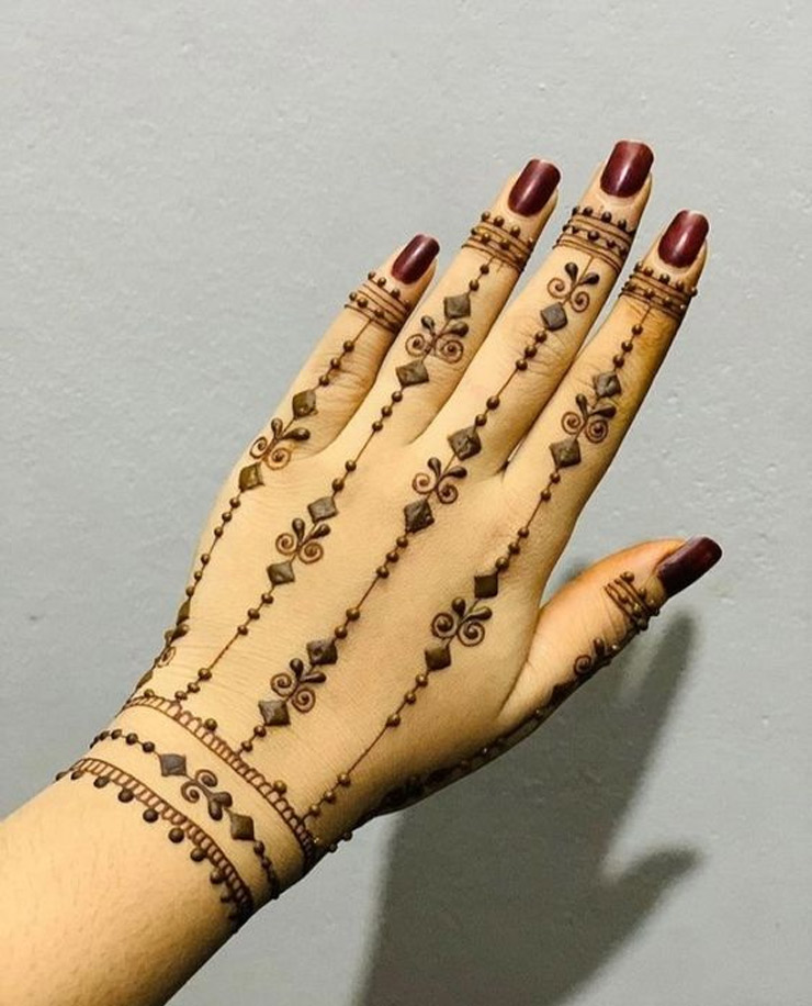 Abstract Mehndi Design