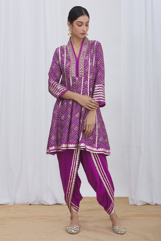 Anarkali Dhoti Kurta Set