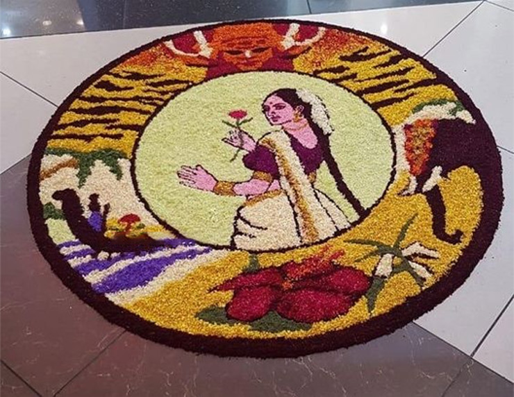 Artistic Rangoli Design