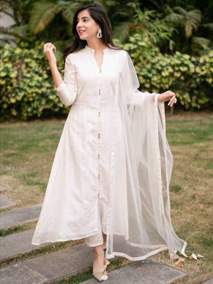 Collar V Neck Design