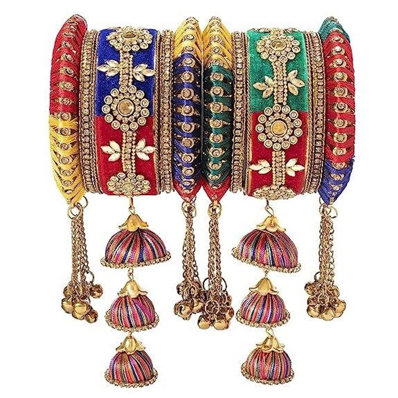 Colourful Tassel Bangles