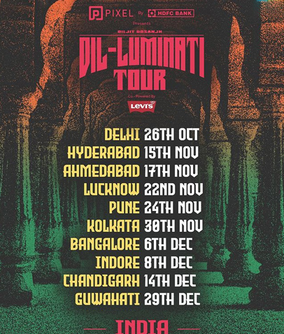 Diljit Dosanjh Concert Tickets Price, Platform, And Other Detail