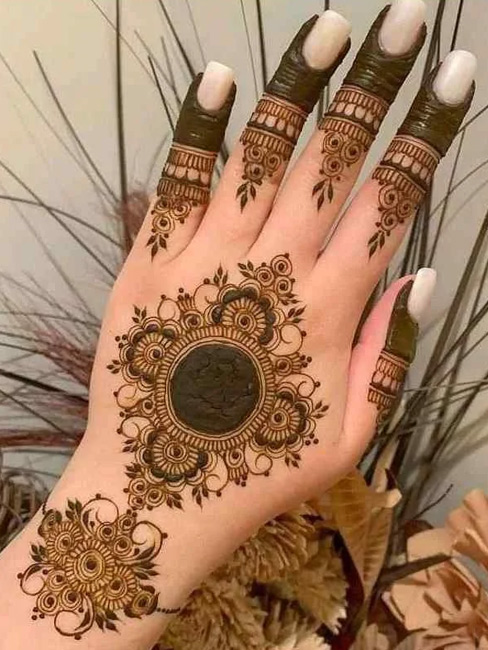 Hartalika Teej hand designs