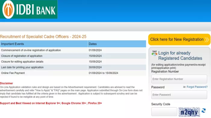 IDBI Bank jobs details