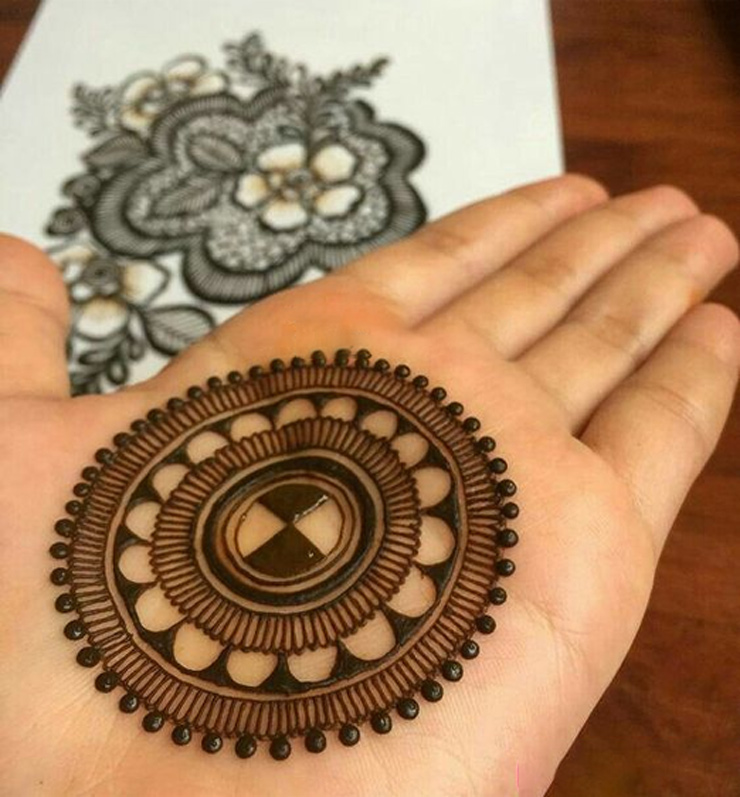 Quick Mandala Mehndi Design