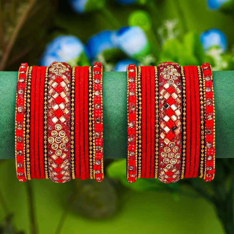 5 Best Red Bangles Set Designs For Hartalika Teej 2024 HerZindagi