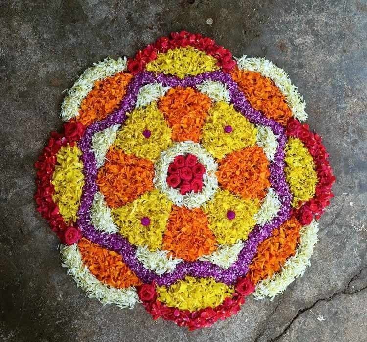 Small Pookalam Design