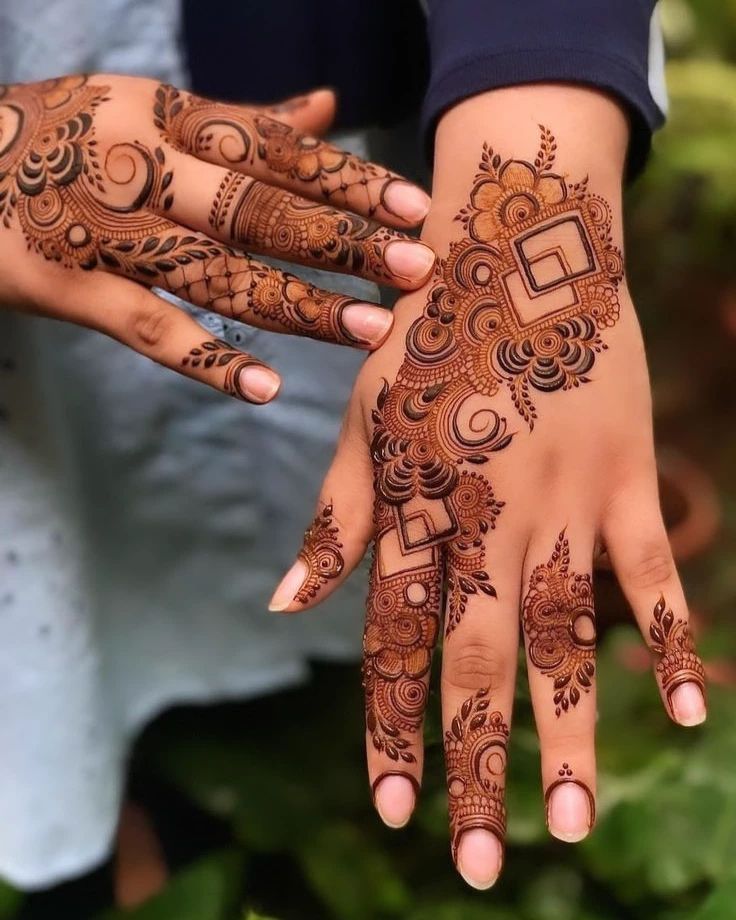 Traditional Mehndi for Hartalika Teej