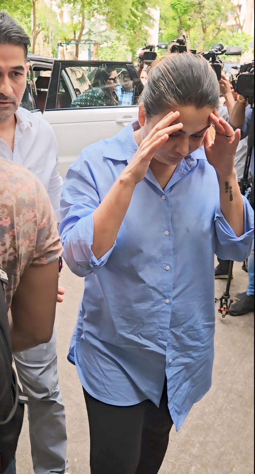 amrita arora father's deatjhh