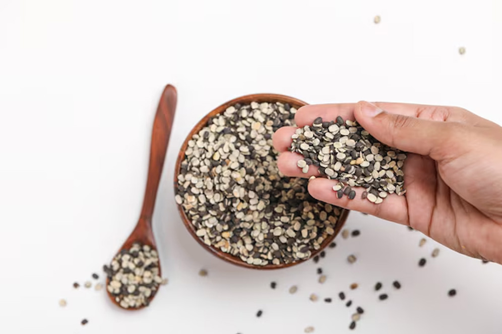 black urad dal as donation