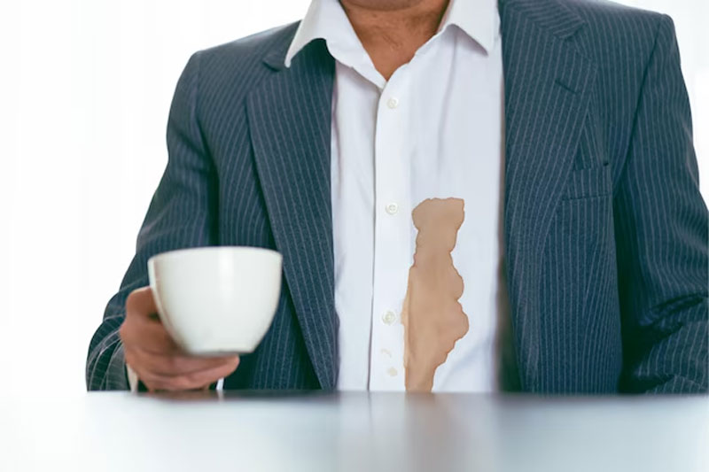 how to remove stain white dress