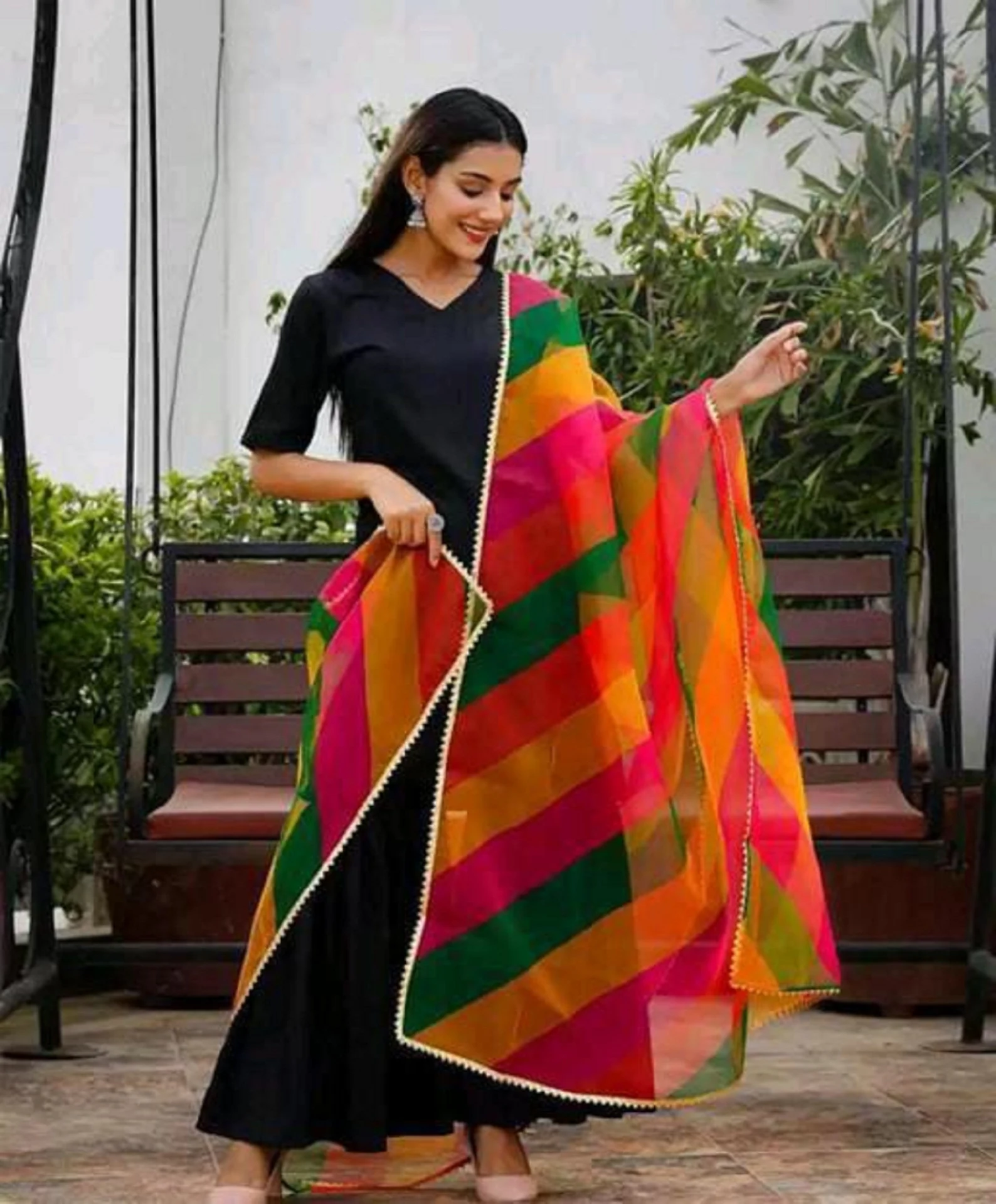 leheriya dupatta
