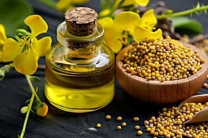 mustard oil inside ()