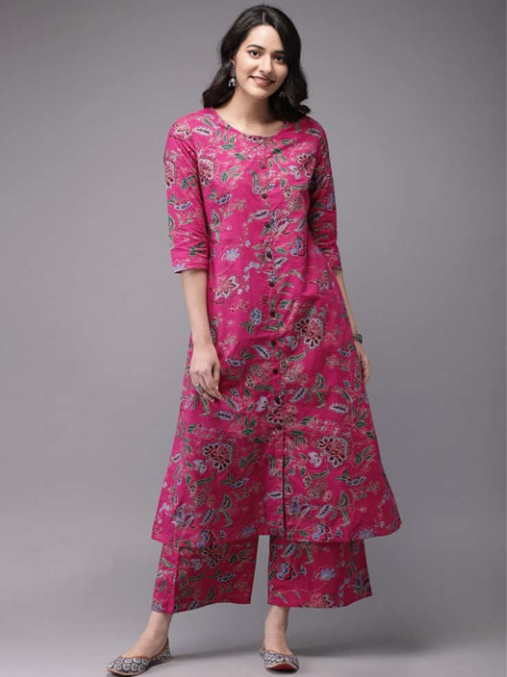 printed kurti set