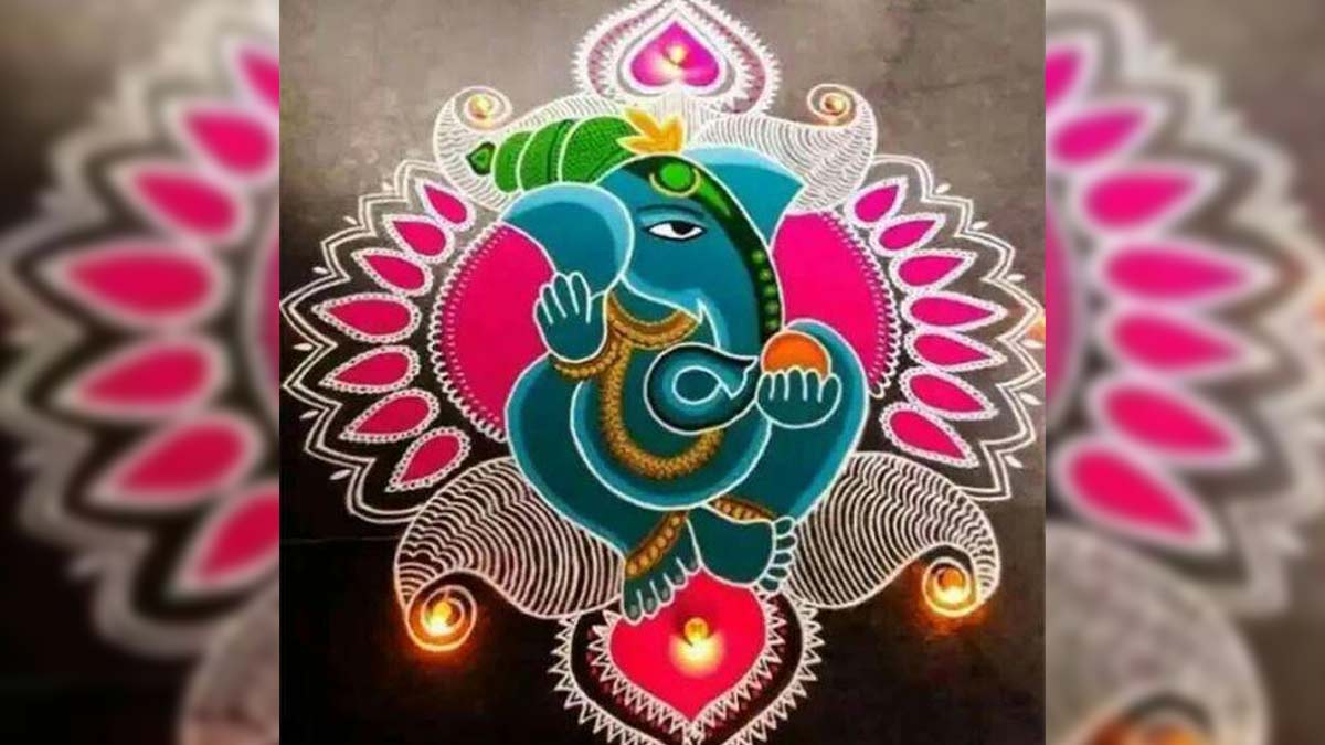 Unique And Trendy Rangoli Designs For Ganesh Chaturthi 2024 HerZindagi