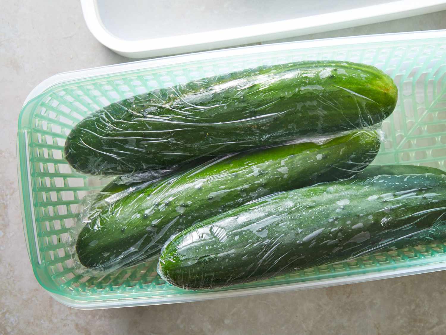 wrapped cucumber